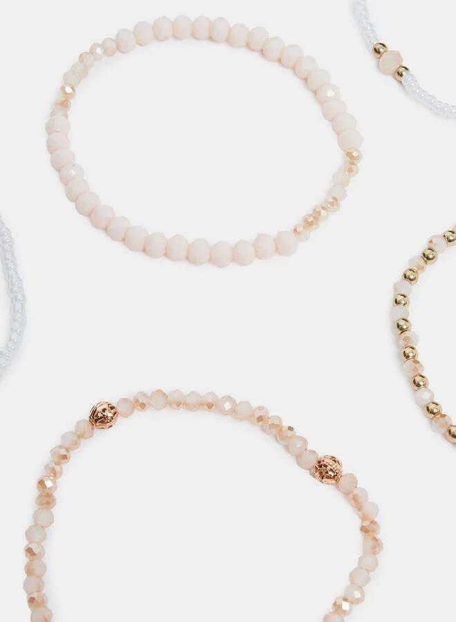 Pack Of 5 - Beaded Bracelet